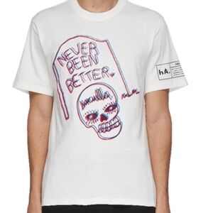 HACULLA- 'NEVER BEEN BETTER' SKULL T-SHIRT